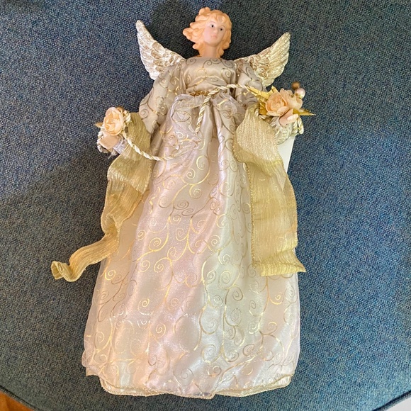 Large 🎄1999 Holiday Collection 16” Christmas Angel Tree Topper Box Collectible - Picture 2 of 12